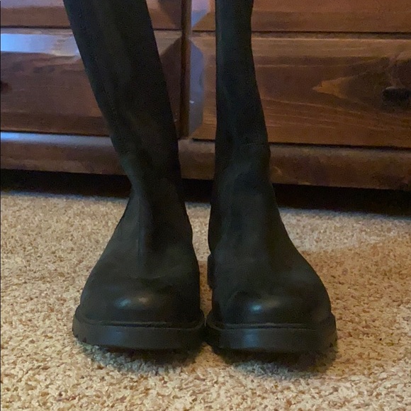 🆕 SOREL black leather tall waterproof boots- 8.5 - Picture 2 of 6